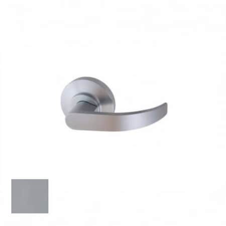 Dorma Key-In-Curved Lever, Passage Function, Lever Always Active, 689 Aluminum Finish 8C23-689